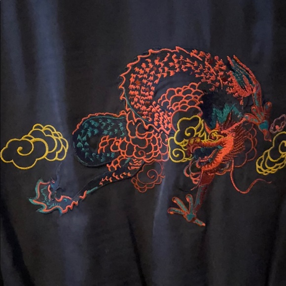 Bomber embroidered reversible coat - Picture 3 of 6